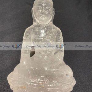 Handmade Crystal Buddha Statue